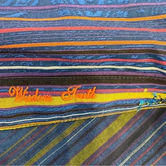 Robert Graham men’s striped & paisley button down shirt size large - Picture 11 of 11